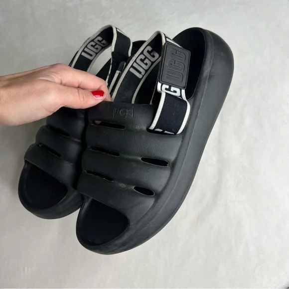 UGG Sport yeah sandal in black - Picture 4 of 6